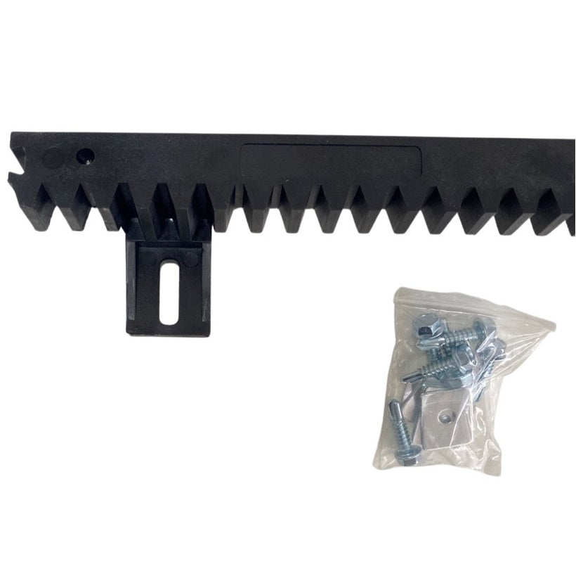 ELSEMA, Automatic Gate additional Gear Racks, 4x 1m lengths with screw and brackets.